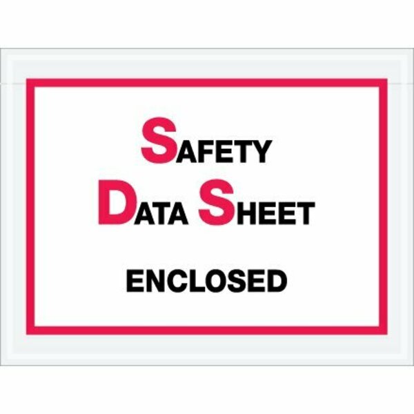 Bsc Preferred 6-1/2 x 5'' ''Safety Data Sheet Enclosed'' SDS Envelopes, 1000PK S-21297